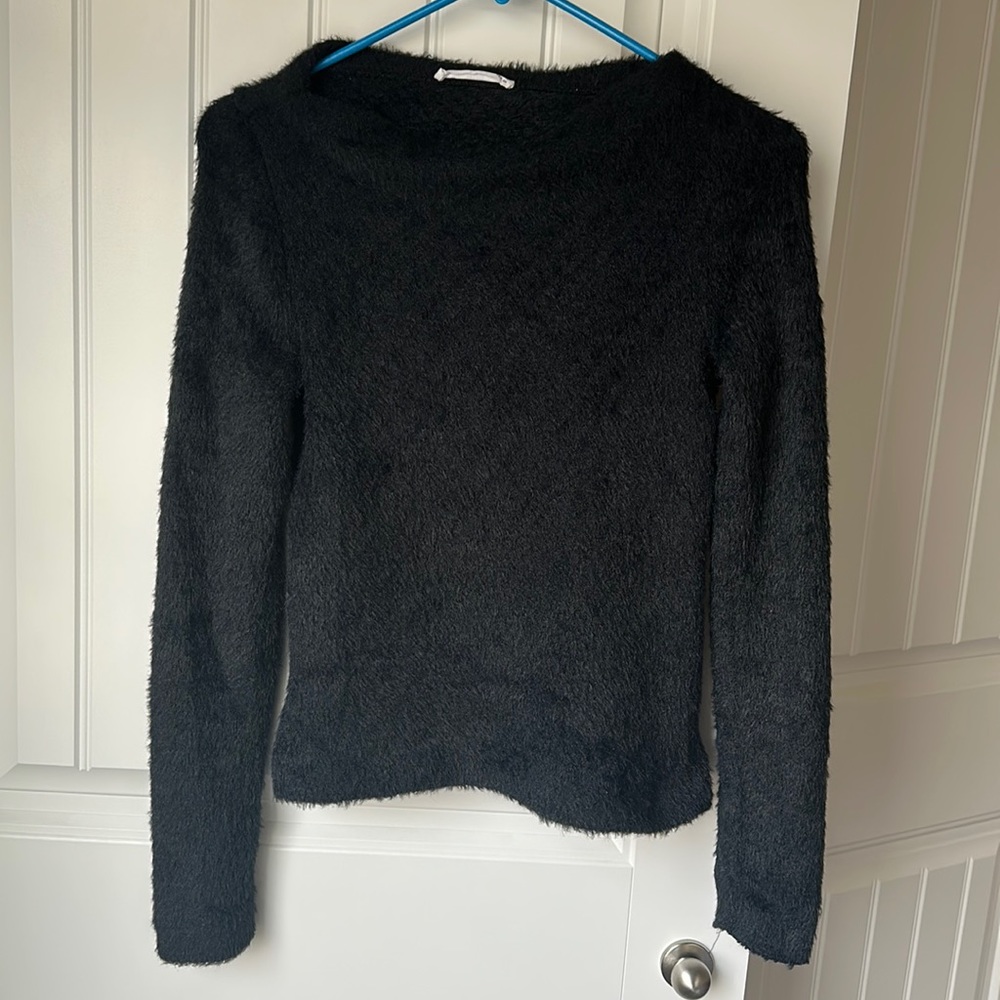 Mango black knit